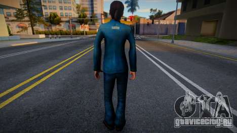 FeMale Citizen from Half-Life 2 v4 для GTA San Andreas