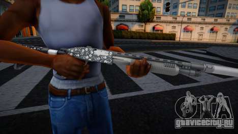 Pump Shotgun (Bones Finish) v2 для GTA San Andreas