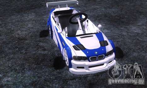 Go Kart Bmw M3 Gtr для GTA San Andreas