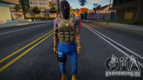 Морпех в гражданской одежде V3 для GTA San Andreas