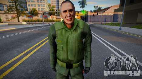 Captain Vance from Half-Life 2 Beta для GTA San Andreas