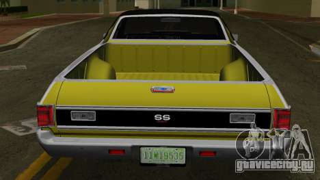 Chevrolet El Camino SS 70 для GTA Vice City