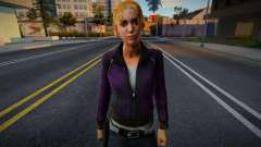 Зои (Jessica Vance) из Left 4 Dead для GTA San Andreas