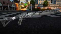 Pump Shotgun (Bones Finish) v1 для GTA San Andreas