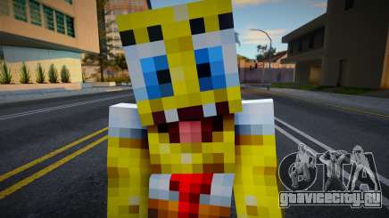 Steve Body Sponge Bob для GTA San Andreas