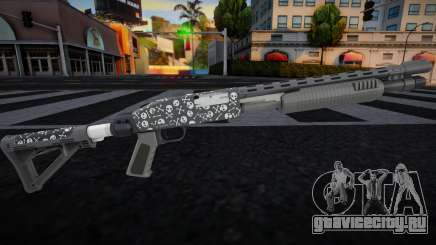 Pump Shotgun (Bones Finish) v1 для GTA San Andreas