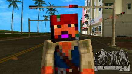 Steve Body Jack Sparrow для GTA Vice City