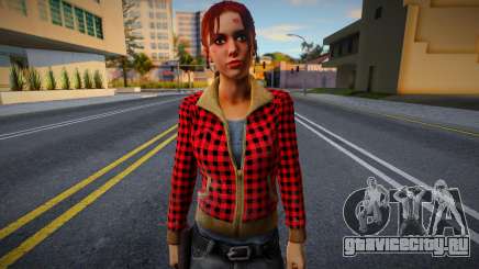 Зои (Red Plaid Coat) из Left 4 Dead для GTA San Andreas