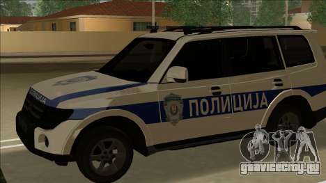 Serbian Police Mitsubishi Pajero для GTA Vice City
