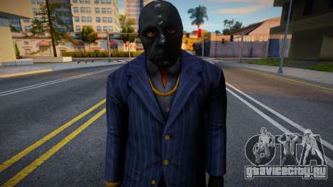 Black Mask Thugs from Arkham Origins Mobile v3 для GTA San Andreas