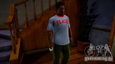 Flash Gordon Flash Shirt Mod для GTA San Andreas