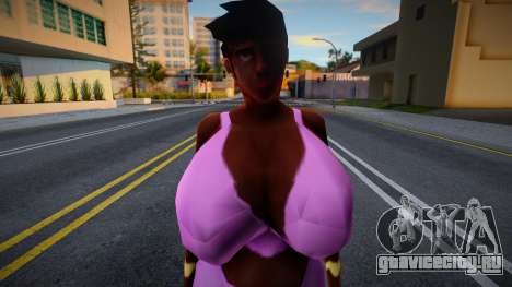Thicc Female Mod - Gym Outfit для GTA San Andreas