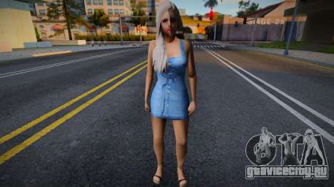 Девушка в обычной одежде v20 для GTA San Andreas