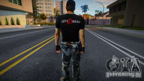 Эллис (Left 4 Dead Fan Boy) из Left 4 Dead 2 для GTA San Andreas
