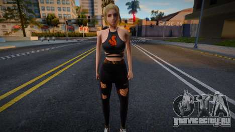 Девушка-блондинка для GTA San Andreas