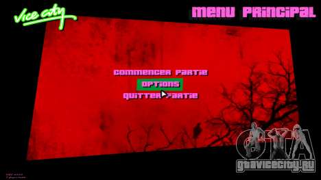 Zombie Apocalipsis Menu для GTA Vice City
