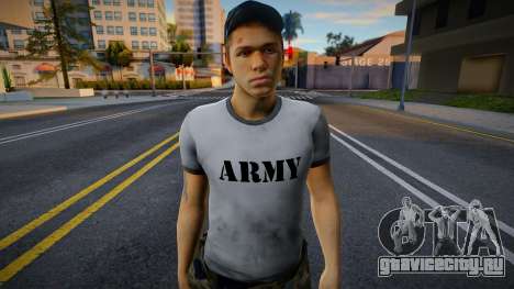 Эллис (Army) из Left 4 Dead 2 для GTA San Andreas