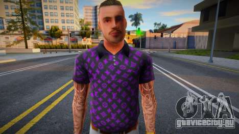 Молодой человек с татуировками для GTA San Andreas