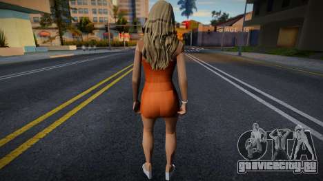 Девушка в обычной одежде v14 для GTA San Andreas