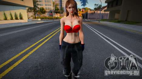 Red Swag Girl v1 для GTA San Andreas