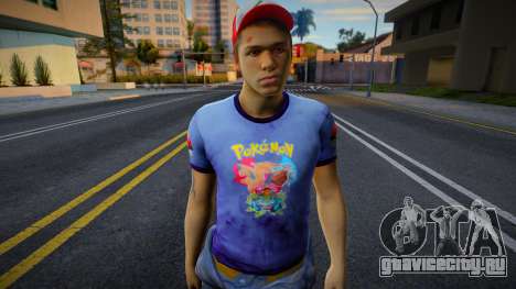 Эллис (Pokemon Trainer) из Left 4 Dead 2 для GTA San Andreas