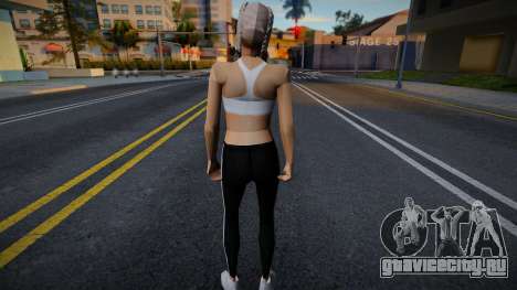 Девушка в обычной одежде v17 для GTA San Andreas