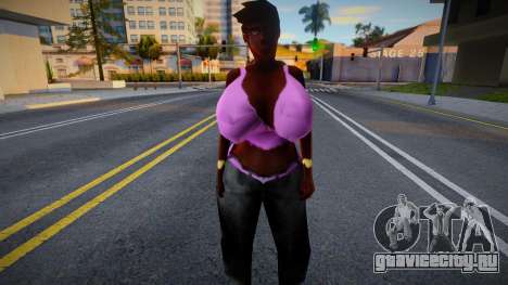 Thicc Female Mod - Casual Outfit для GTA San Andreas
