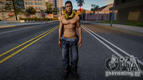Left 4 Dead 2 Ellis Shirtless для GTA San Andreas