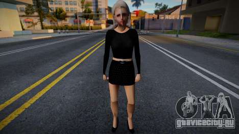 Девушка в обычной одежде v22 для GTA San Andreas