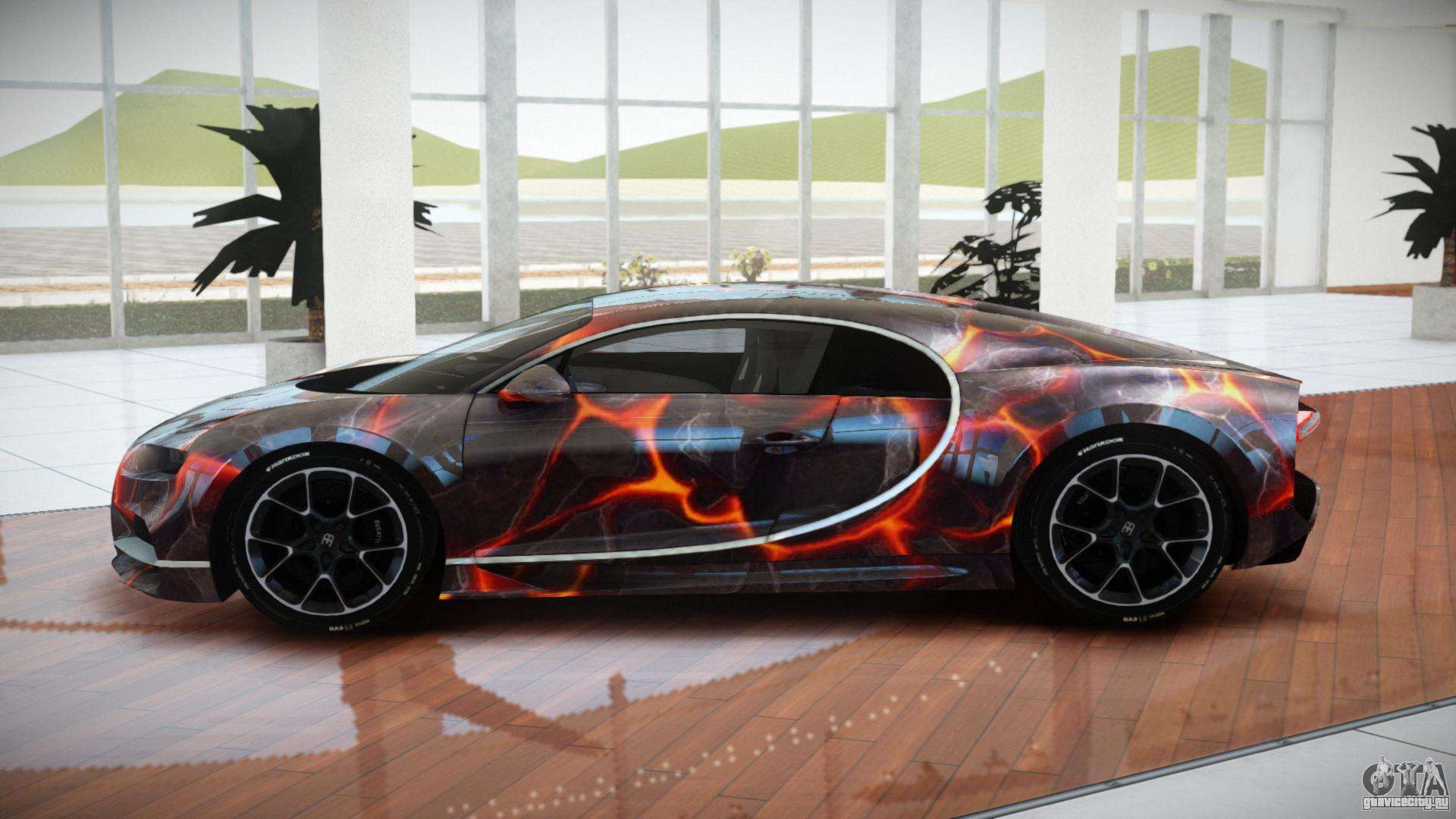 Bugatti chiron for gta 5 фото 113