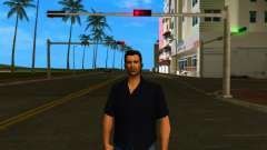 Томми в черной футболке для GTA Vice City