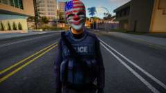 Скин спецназовца с маской из PayDay для GTA San Andreas