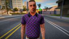 Молодой человек с татуировками для GTA San Andreas