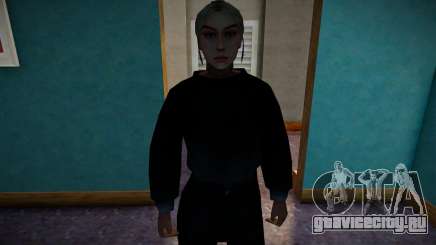 Девушка-блондинка в кофте для GTA San Andreas