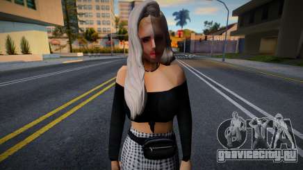 Девушка в обычной одежде v24 для GTA San Andreas