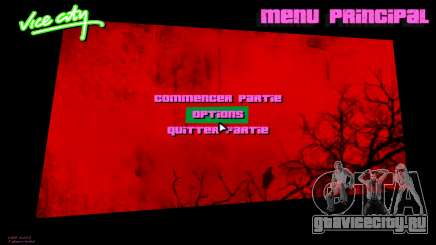 Zombie Apocalipsis Menu для GTA Vice City