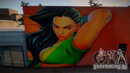 Laura Matsuda Mural для GTA San Andreas