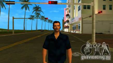 Томми в черной рубашке v1 для GTA Vice City