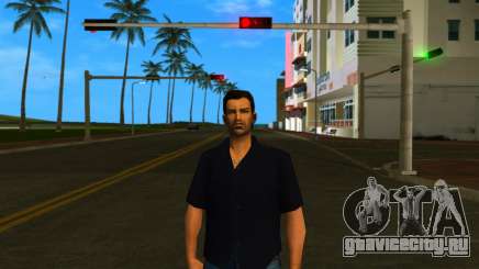 Томми в черной футболке для GTA Vice City