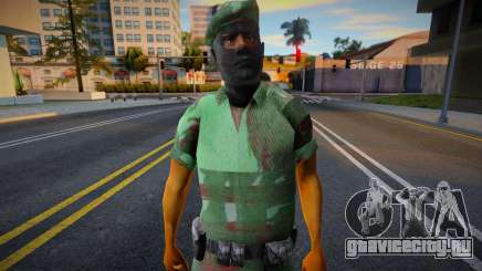 Индонезийский солдат v3 для GTA San Andreas