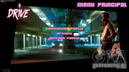 Ryan Gosling Pause Menu для GTA Vice City