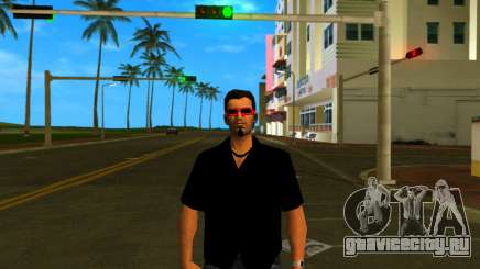 Томми в очках и с бородкой для GTA Vice City