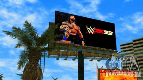 WWE2K22 Billoboard для GTA Vice City
