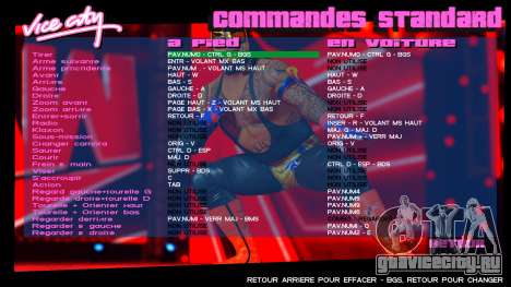 Rey Mysterio WWE2K22 Menu для GTA Vice City