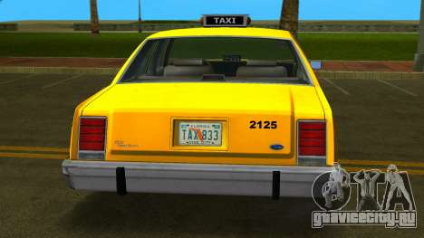 Ford LTD Crown Victoria Taxi v1 для GTA Vice City