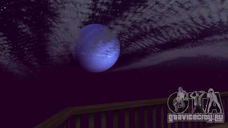 Планета вместо луны v9 для GTA San Andreas