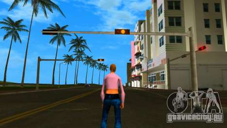 White Girl With Pink Shirt для GTA Vice City