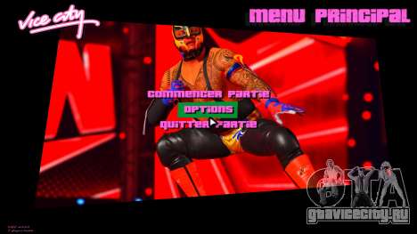 Rey Mysterio WWE2K22 Menu для GTA Vice City