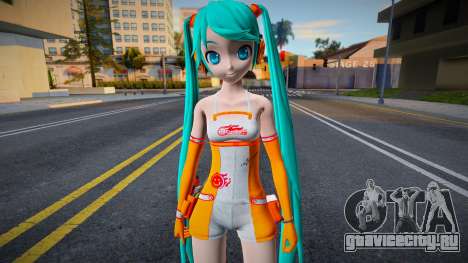 PDFT Hatsune Miku Racing Miku 2010 для GTA San Andreas