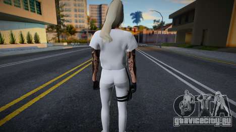 White Gang Skin v2 для GTA San Andreas